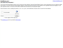 Tablet Screenshot of onewhois.com